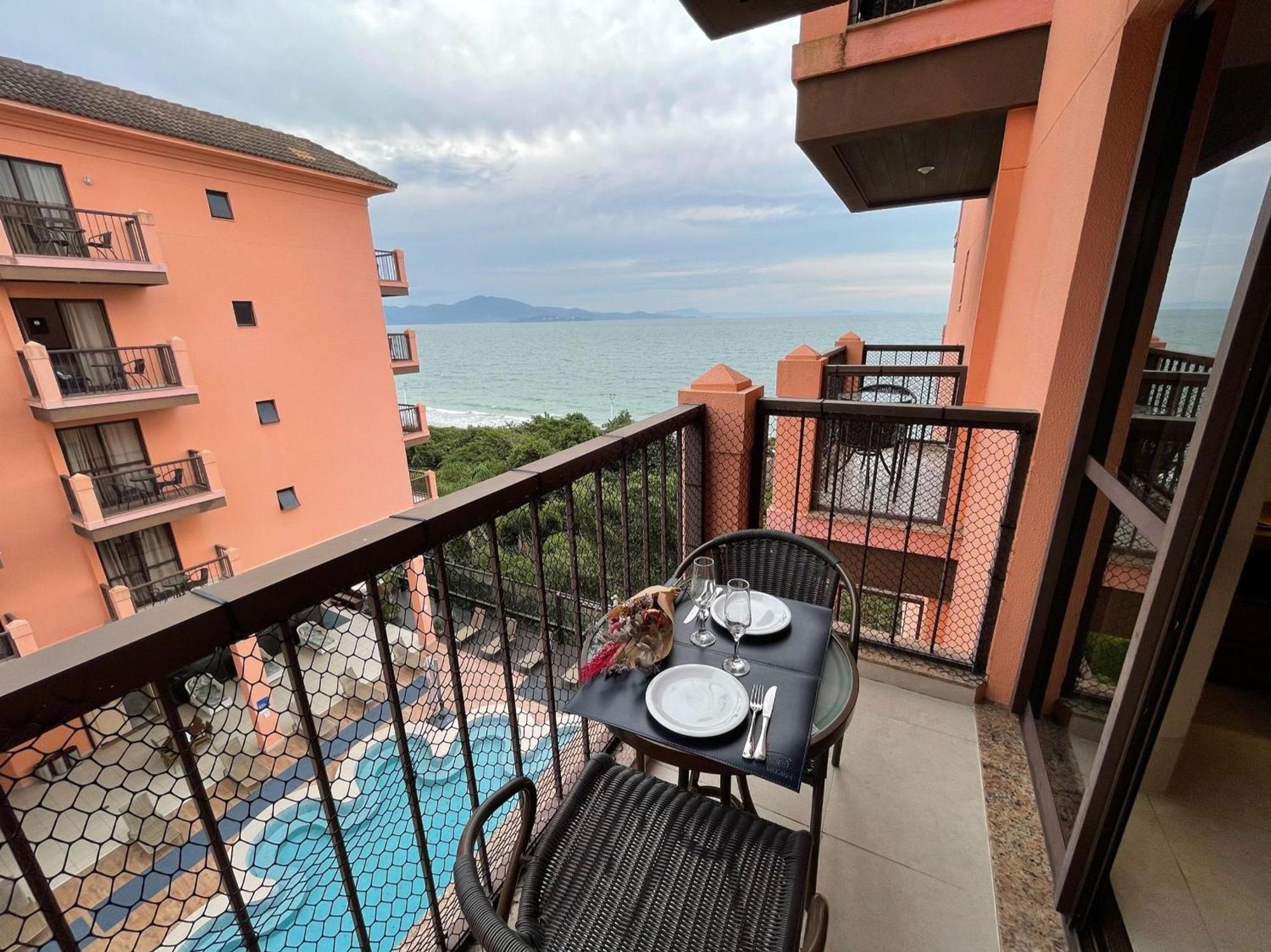 Resort Pe Na Areia - Studios Direto Com Proprietario Jbvjr Florianopolis Luaran gambar