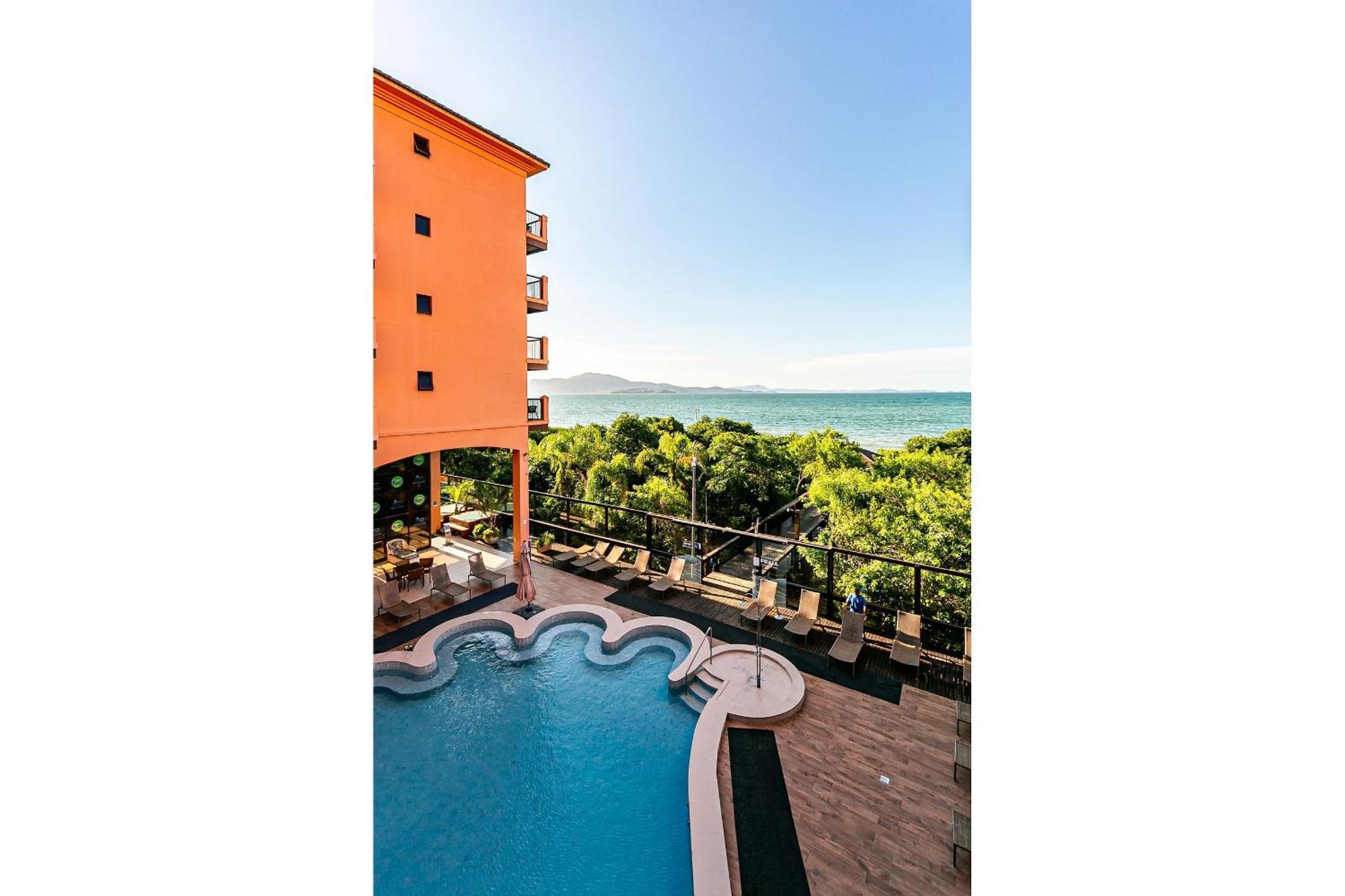 Resort Pe Na Areia - Studios Direto Com Proprietario Jbvjr Florianopolis Luaran gambar