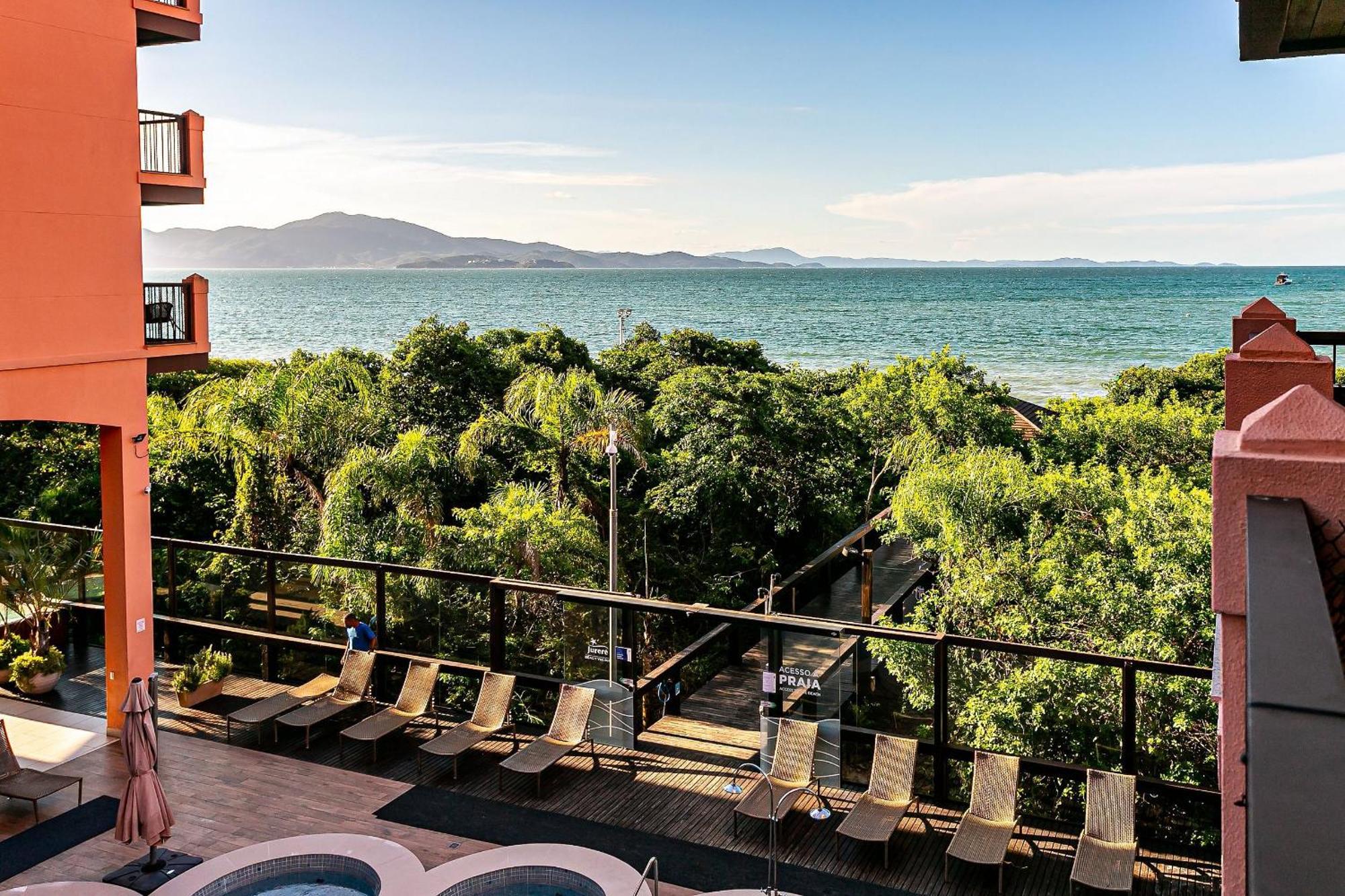 Resort Pe Na Areia - Studios Direto Com Proprietario Jbvjr Florianopolis Luaran gambar